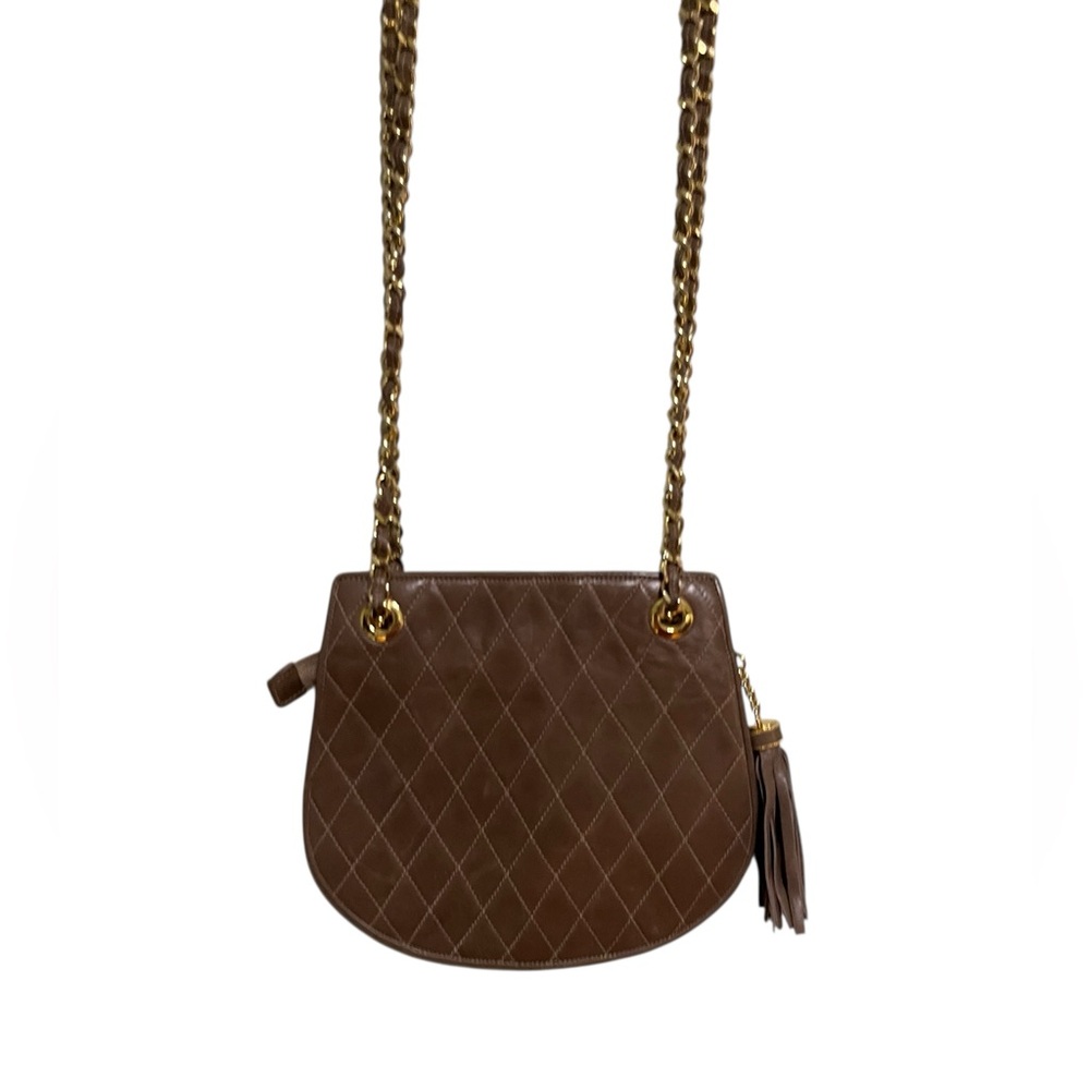 Siso vintage quilted taupe Elegant Shoulder Bag